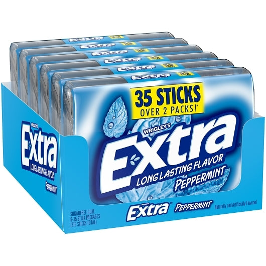 Extra 35 Stick Peppermint, 8 x 6 x 35 PC Case - DOT product image 4