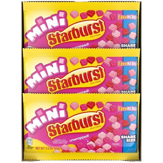 Starburst Mini Fave Reds Share Size, 6 x 15 x 3.5 oz Case - DOT product image 7