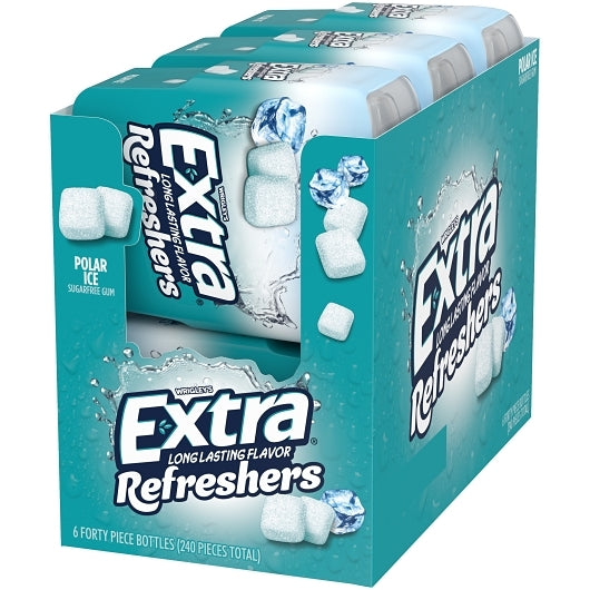 Extra Refreshers Polar Ice, 4 x 6 x 40 PC Case - Alternate product angle or state
