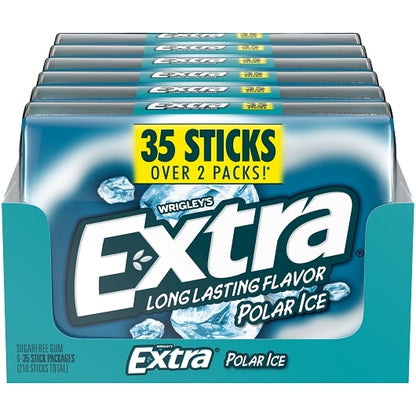 Extra GUM POLAR ICE, 8 x 6 x 35 PC Case - DOT product image 3
