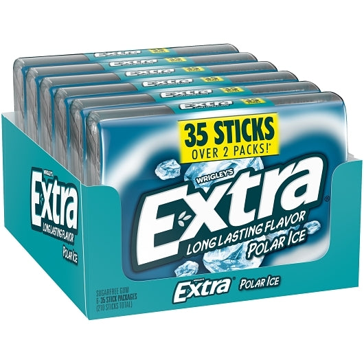 Extra GUM POLAR ICE, 8 x 6 x 35 PC Case - DOT product image 5