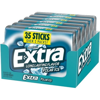 Extra GUM POLAR ICE, 8 x 6 x 35 PC Case - DOT product image 7