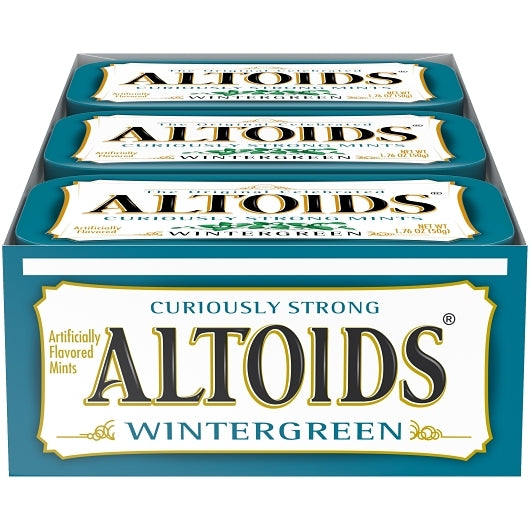 Altoids Wintergreen, 12 x 12 x 1.76 oz Case - Candy & Confections