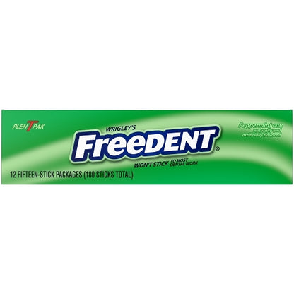 Freedent Gum Peppermint Plenty Packs, 30 x 12 x 15 PC Case - Front/center packaged product image