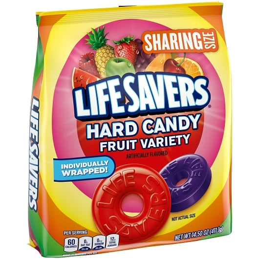 Life Savers Fruit Variety Hard Candy Stand Up Pouch, 6 x 14.5 oz Case - DOT product image 3