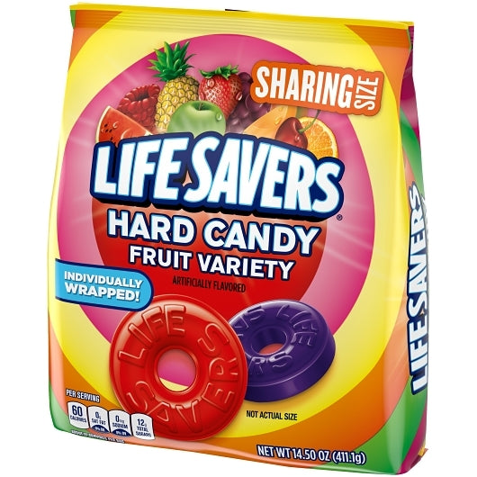 Life Savers Fruit Variety Hard Candy Stand Up Pouch, 6 x 14.5 oz Case - DOT product image 5