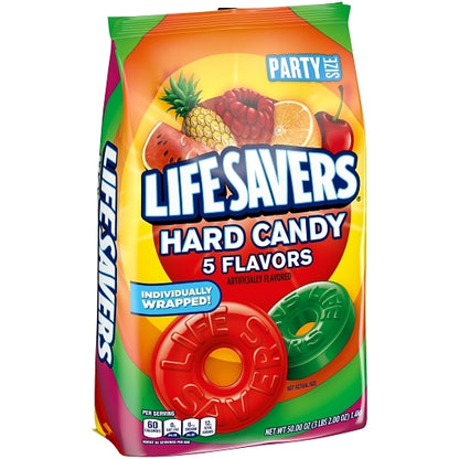 Life Savers 5 Flavors Hard Candy Stand Up Pouch, 6 x 50 oz Case - DOT product image 2