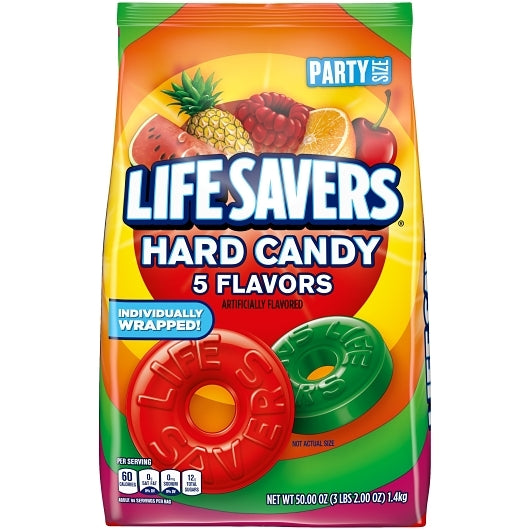 Life Savers 5 Flavors Hard Candy Stand Up Pouch, 6 x 50 oz Case - DOT product image 6