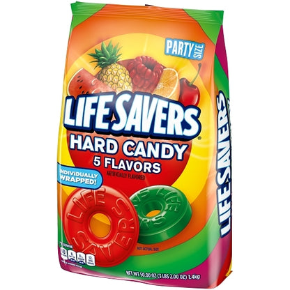 Life Savers 5 Flavors Hard Candy Stand Up Pouch, 6 x 50 oz Case - DOT product image 3