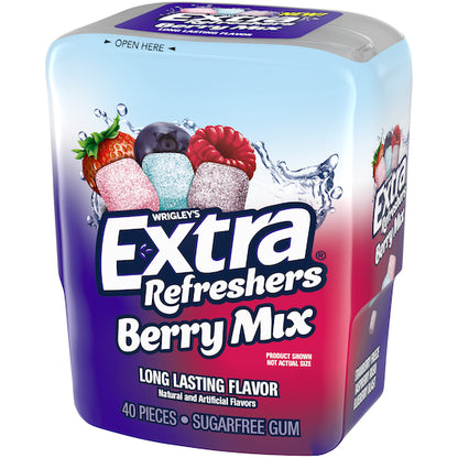 Extra REFRESHERS BERRY MIXED BOTTLE, 4 x 6 x 40 PC Case - DOT product image 5