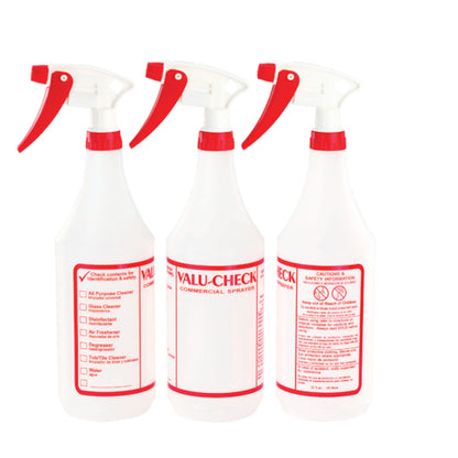 Tolco Spray Bottle 3- Pack Combo 32 Ounce with Trigger Spray, 1 x 3 each Case - Squeeze Bottles & Dispensers