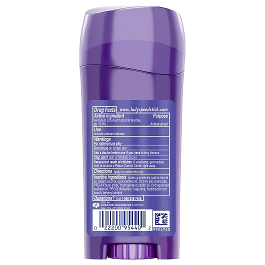 Lady Speed Stick 24 Hour Powder Fresh Anti-Perspirant Deodorant Invisible Stick, 2 x 6 x 2.3 oz Case - DOT product image 3
