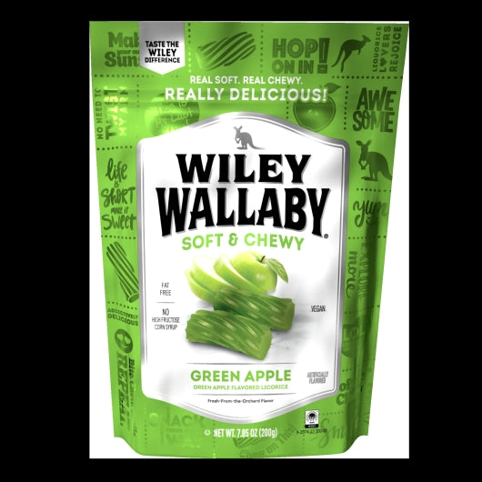 Wiley Wallaby Green Apple Licorice, 12 x 7.05 oz Case - DOT product image 7