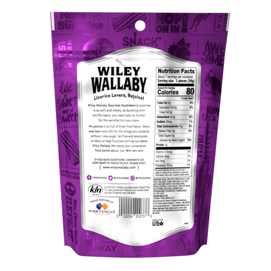 Wiley Wallaby Huckleberry Licorice, 12 x 7.05 oz Case - DOT product image 6