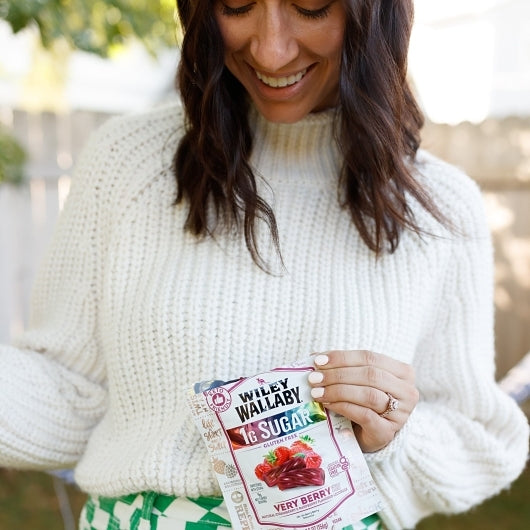 Wiley Wallaby Low Sugar Very Berry Licorice, 8 x 5.5 oz Case - DOT product image 3
