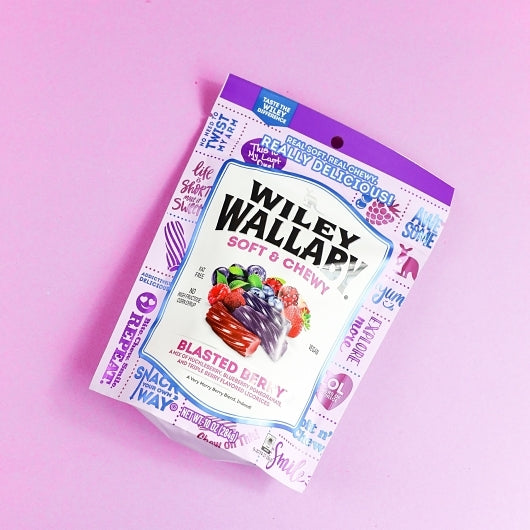 Wiley Wallaby Blasted Berry Licorice, 12 x 7.05 oz Case - Candy & Confections