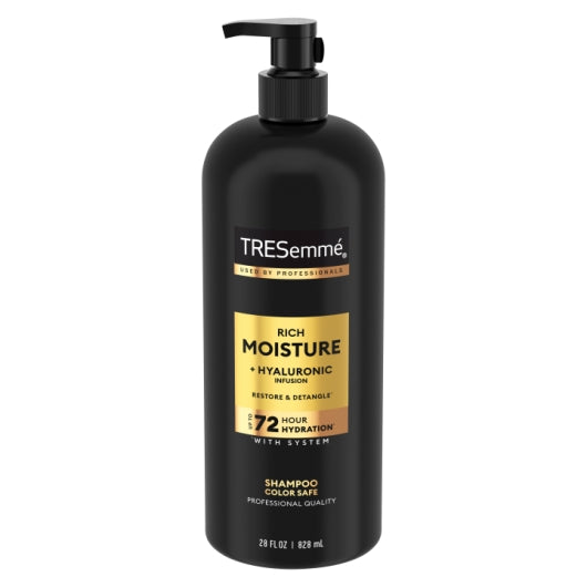 Tresemme Moisture Rich Luxurious Moisture Shampoo, 6 x 28 fl oz Case - Front/center packaged product image
