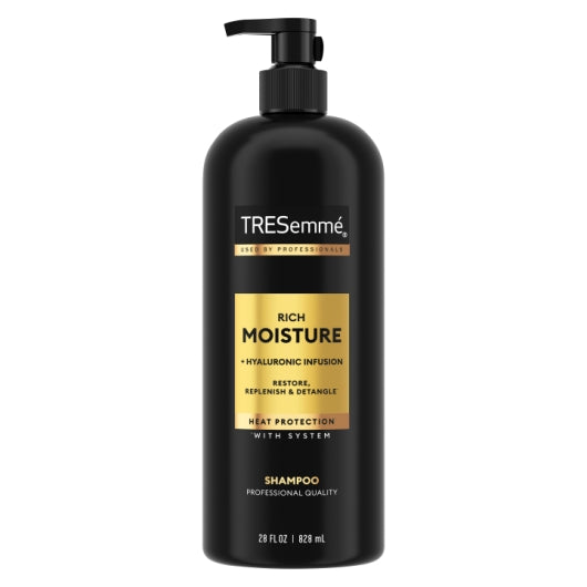 Tresemme Moisture Rich Luxurious Moisture Shampoo, 6 x 28 fl oz Case - Front/center packaged product image