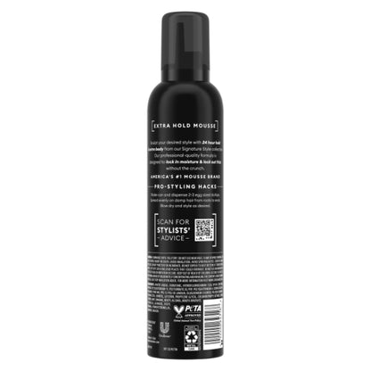 Tresemme Extra Firm Control Humidity Resistance Tres Extra Hold Mousse, 2 x 3 x 10.5 fl oz Case - Alternate product angle or state