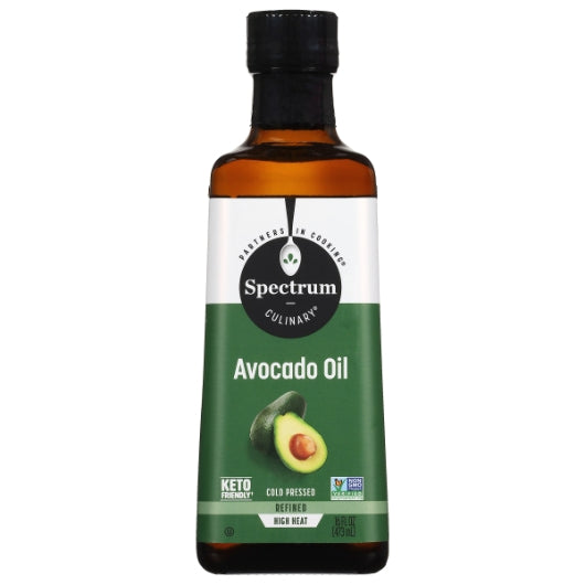 Spectrum Naturals Refined Natural Avocado Oil, 6 x 16 fl oz Case - Pantry Ingredients