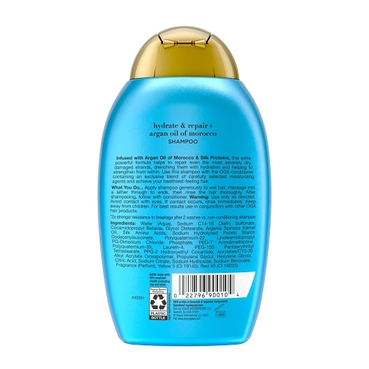 OGX Argan Oil Moroccan Shampoo, 4 x 385 ML Case - DOT product image 4