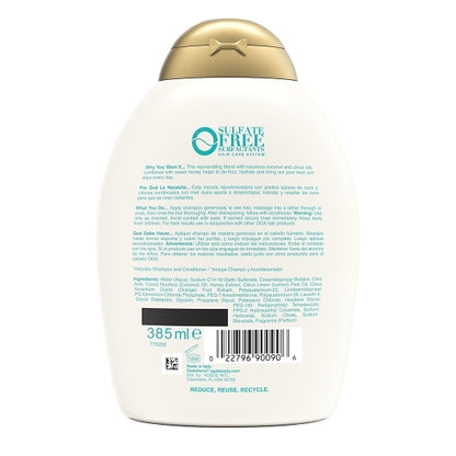 OGX Coconut Curls Shampoo, 4 x 385 ML Case - DOT product image 6