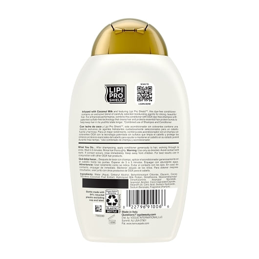 OGX Coconut Milk Conditioner, 4 x 385 ML Case - DOT product image 7