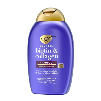 OGX Biotin & Collagen Shampoo, 4 x 385 ML Case - DOT product image 3