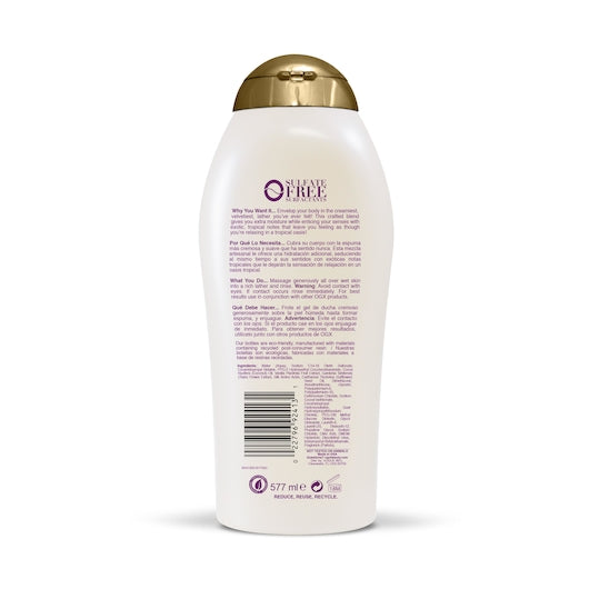 OGX Coconut Moroccan Oil Body Wash, 4 x 577 ML Case - DOT product image 2