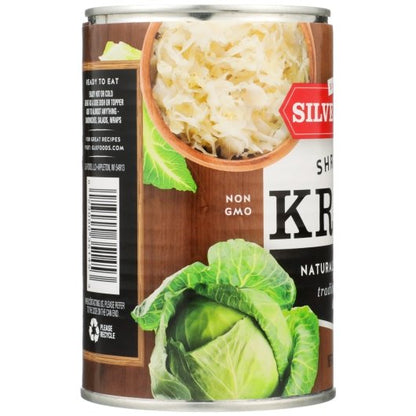 Silver Floss Vegetable Shredded Sauerkraut Canned, 24 x 14.4 oz Case - DOT product image 6