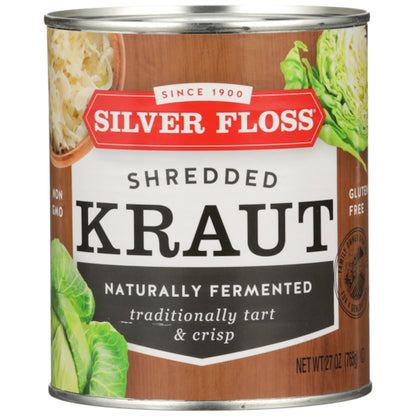 Silver Floss Shredded Sauerkraut Canned, 12 x 27 oz Case - DOT product image 3
