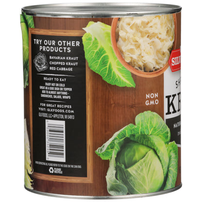 Silver Floss Vegetable Shredded Sauerkraut Canned, 6 x 99 oz Case - DOT product image 4