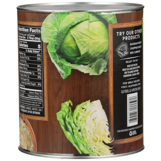 Silver Floss Vegetable Shredded Sauerkraut Canned, 6 x 99 oz Case - DOT product image 8
