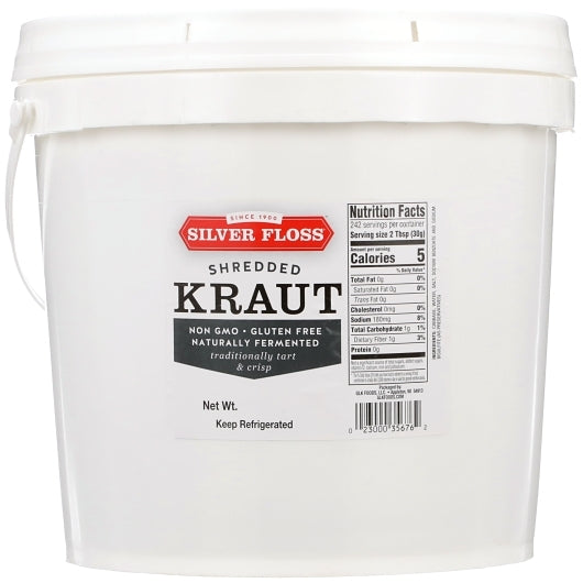 Silver Floss Krisp Kraut Sauerkraut, 1 x 1 each Case - DOT product image 3