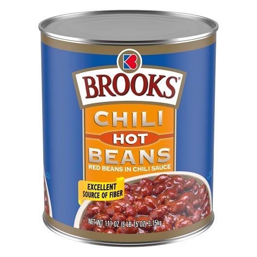 Brooks Hot Chili Bean - no. 10 can, 6 cans per case - DOT product image 1
