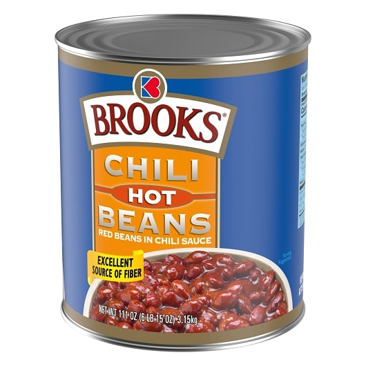 Brooks Hot Chili Bean - no. 10 can, 6 cans per case - DOT product image 3