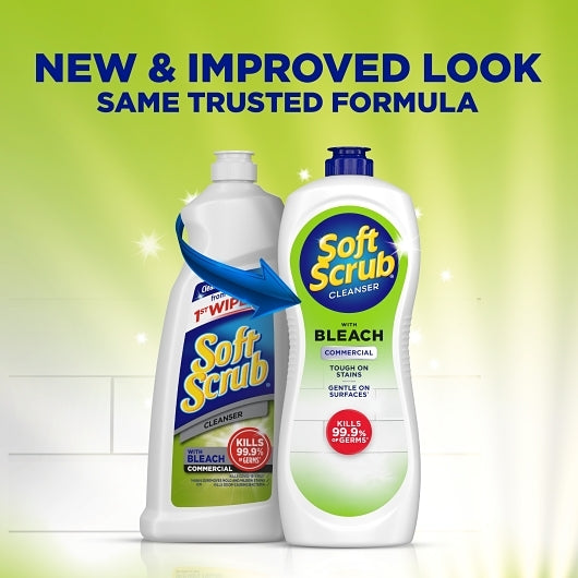 Soft Scrub Commercial Cleanser w/ Bleach, 6 x 36 oz Case - DOT product image 3