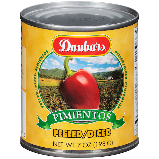 Moody Dunbar Diced PIMENTO DICED RED PEELED, 24 x 1 each Case - DOT product image 2