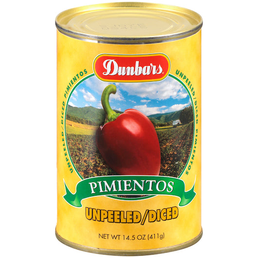 Moody Dunbar Diced PIMENTO DICED RED UNPEELED, 24 x 14.4 oz Case - DOT product image 2