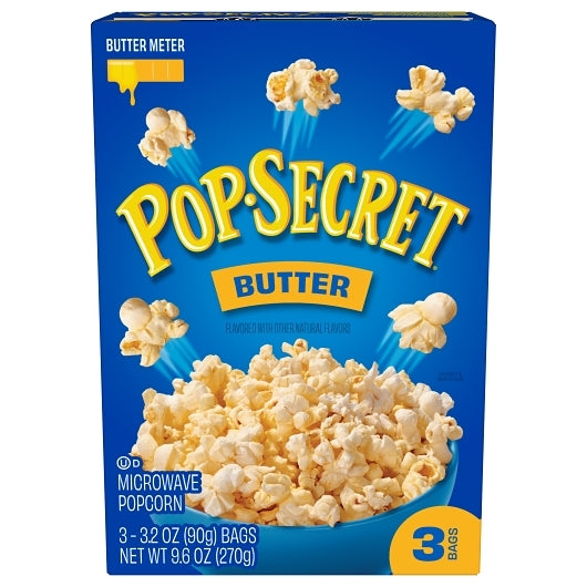 Pop Secret Butter Popcorn, 6 x 9.6 oz Case - DOT product image 2