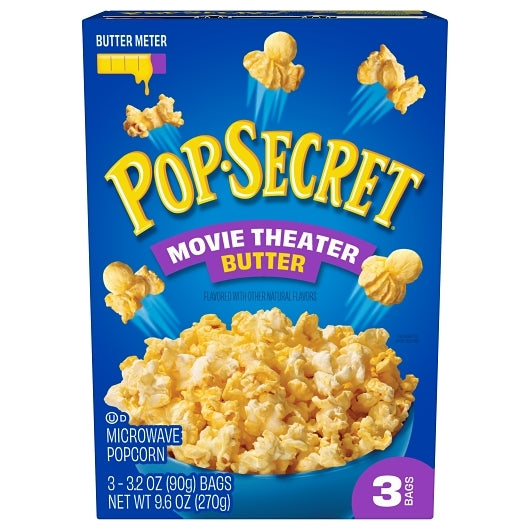 Pop Secret Movie Theater Butter Popcorn, 6 x 9.6 oz Case - DOT product image 2
