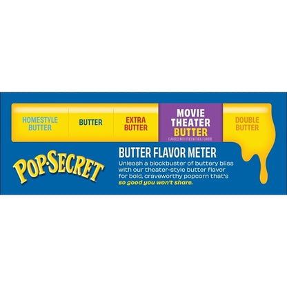 Pop Secret Movie Theater Butter Popcorn, 6 x 9.6 oz Case - DOT product image 5
