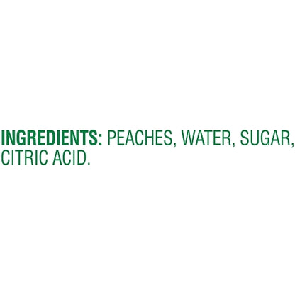 Del Monte Yellow Clingstone Peach Halves in Heavy Syrup, 6 x 29 oz Case - DOT product image 2