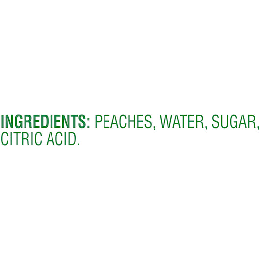Del Monte Yellow Clingstone Peach Halves in Heavy Syrup, 6 x 29 oz Case - DOT product image 3