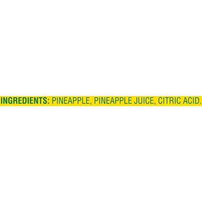 Del Monte Sliced Pineapple in 100% Juice, 12 x 20 oz Case - DOT product image 8