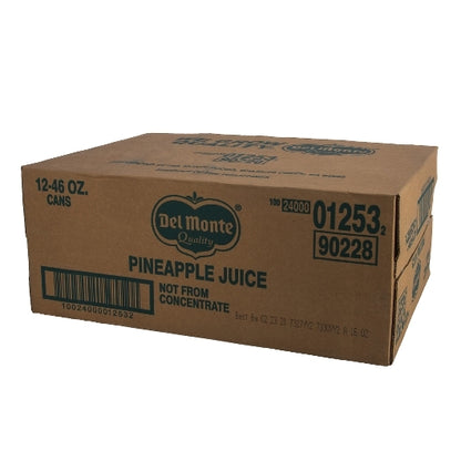 Del Monte Pineapple Juice, 12 x 46 fl oz Case - Dried Fruit & Fruit Snacks