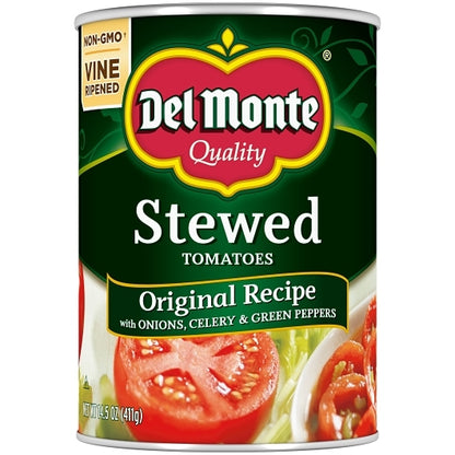 Del Monte Delmonte Tomato Original Stewed, 24 x 14.5 oz Case - DOT product image 2