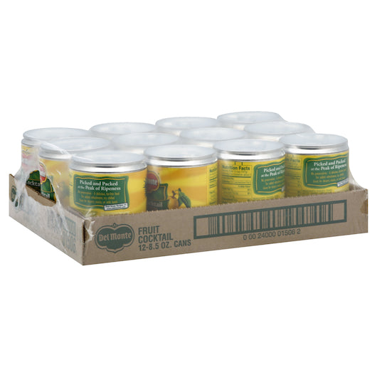 Del Monte Pull Top Fruit Cocktail in Heavy Syrup, 12 x 8.5 oz Case - DOT product image 3