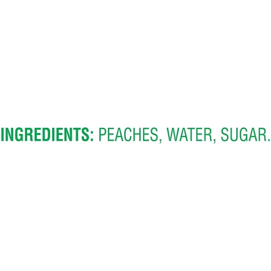 Del Monte Yellow Clingstone Peaches Sliced in Extra Light Syrup, 6 x 29 oz Case - DOT product image 4