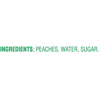 Del Monte Yellow Clingstone Peaches Sliced in Extra Light Syrup, 6 x 29 oz Case - DOT product image 4